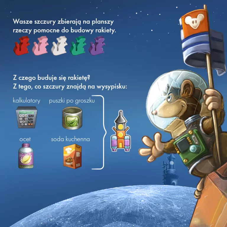 Pierwszy szczur w kosmosie - tantis.pl