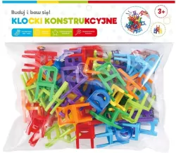 Klocki konstrukcyjne. Krzesełka