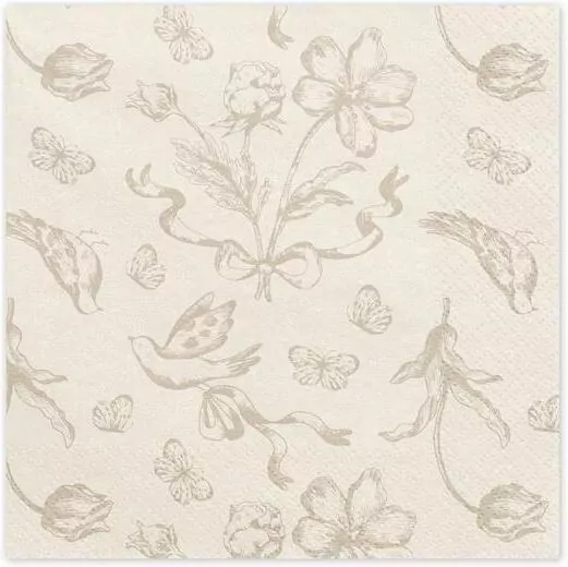 Serwetki Kwiaty 33x33cm - tantis.pl