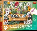 Puzzle 500 Kocia oranżeria TREFL - tantis.pl