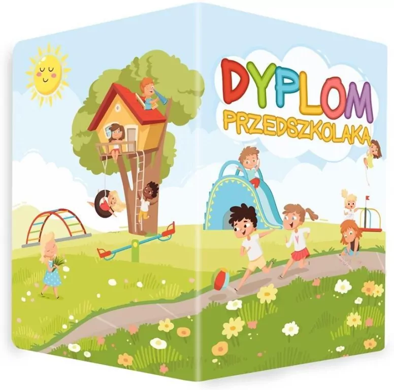 Dyplom A5 składany - Plac zabaw 10szt - tantis.pl