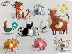 Układanka zwierzęta domowe