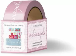 Taśma do pakowania prezentów. To dziewczynka