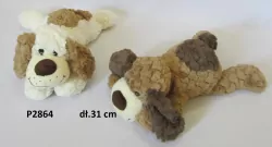 Pies leżący 31cm MIX