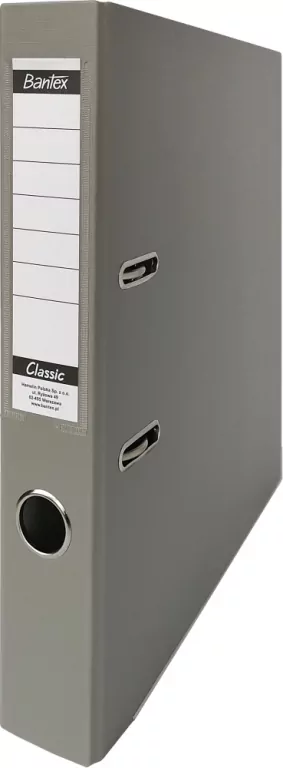 Segregator A4. Bantex. Budget classic 5 cm. Szary - tantis.pl