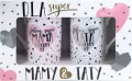 Kubek komplet Q 896 Super mama/tata (serduszka) - tantis.pl