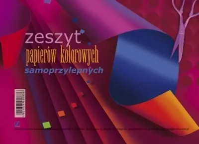 Zeszyt  papierów samoprzylepnych kolorowych A5 - tantis.pl