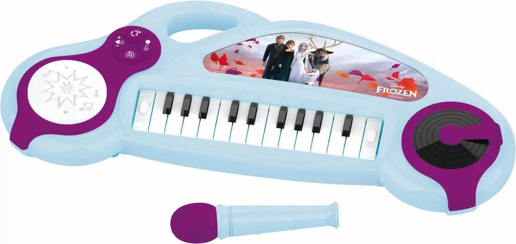Keyboard Disney Frozen z mikrofonem - tantis.pl
