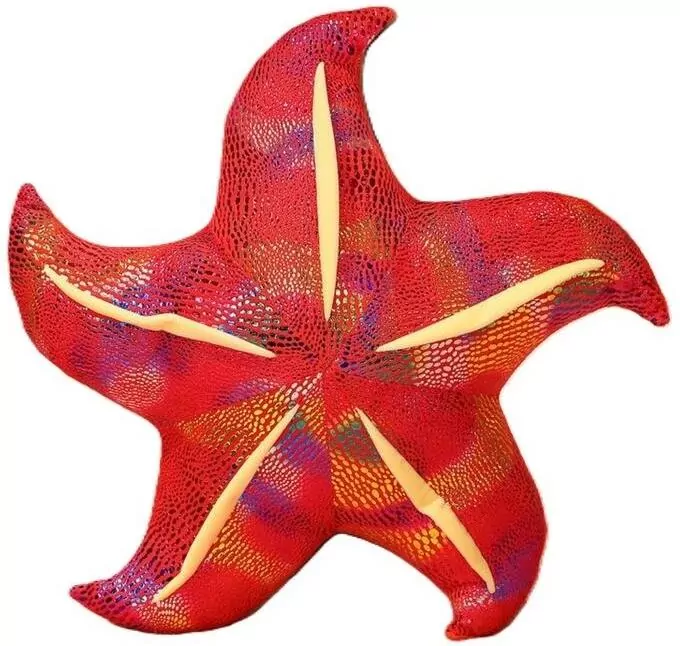 Poduszka pluszowa rozwgwiazda czerwona 45cm - tantis.pl