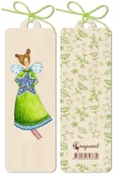 Zakładka drewniana Wróżka