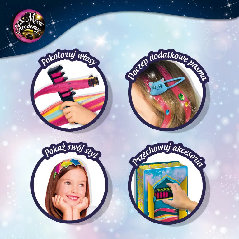 Księżycowe fryzury. Moon Academy - tantis.pl