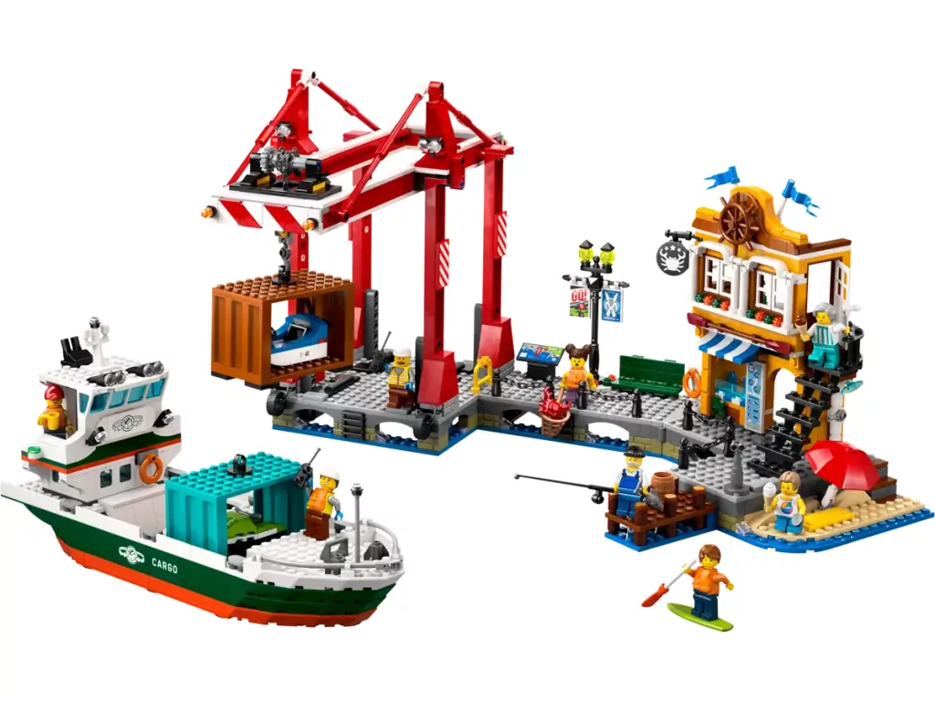 LEGO® City. Port ze statkiem towarowym 60422 - tantis.pl