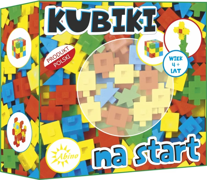 Kubiki na start 70 el. ABINO - tantis.pl