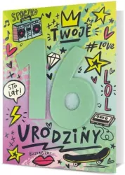 Karnet B6 Urodziny 16