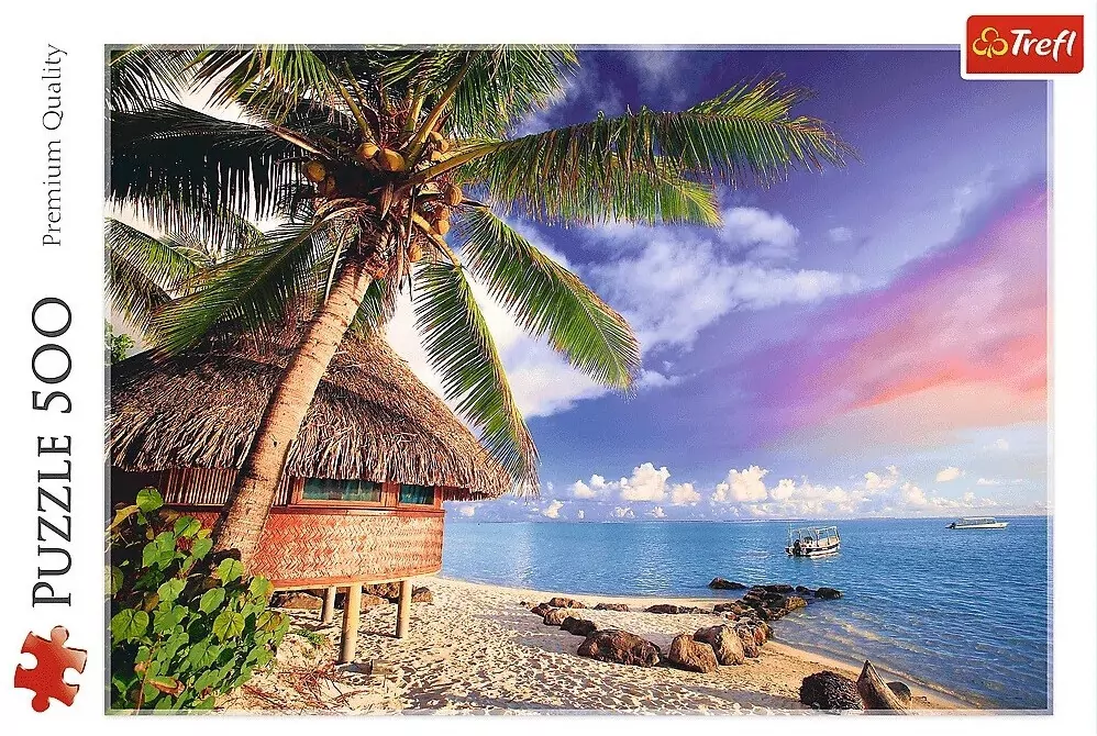 Puzzle 500. Wyspa Bora-Bora. 37485 - tantis.pl