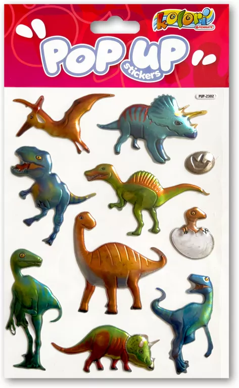 Naklejki metaliczne Dinosaurs - tantis.pl