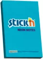 Notes samoprzylepny 76x51mm neon niebieski - tantis.pl