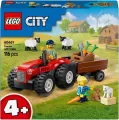 LEGO® Czerwony traktor z przyczepą i owcą 60461 - tantis.pl