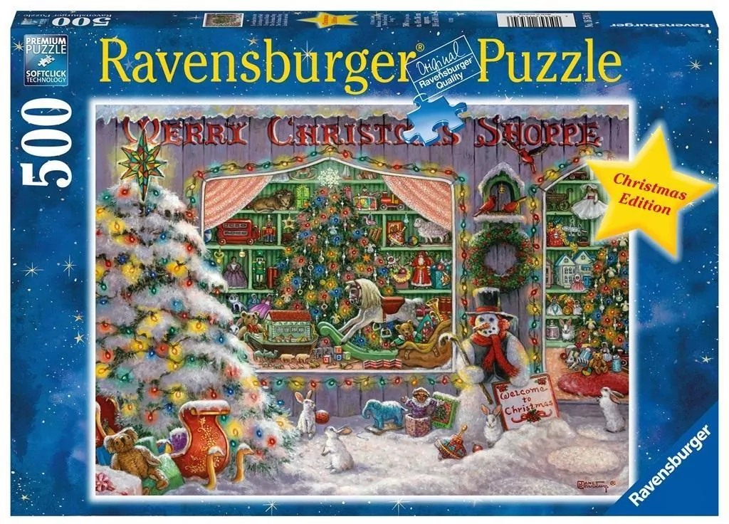 Puzzle 500. Sklep świąteczny - tantis.pl