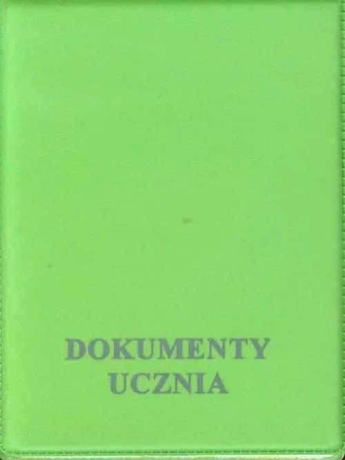 Okładka na dokumenty ucznia pion grass - tantis.pl