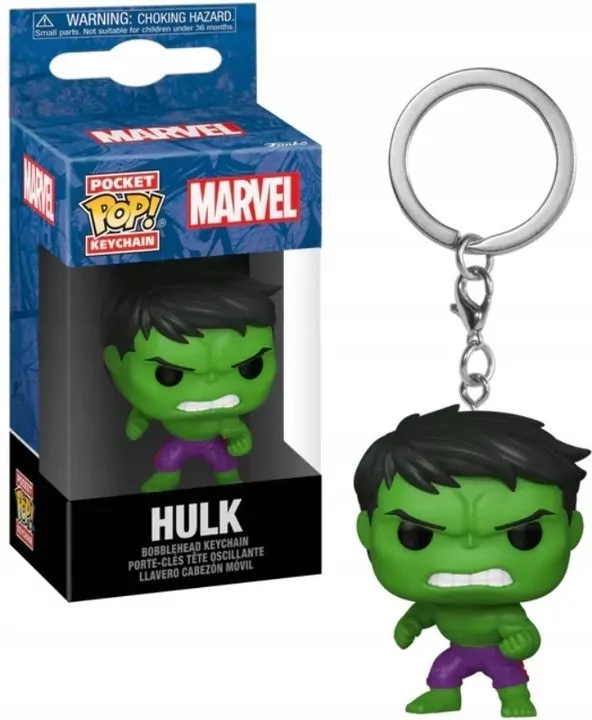 Brelok Marvel Hulk Funko Pop - tantis.pl