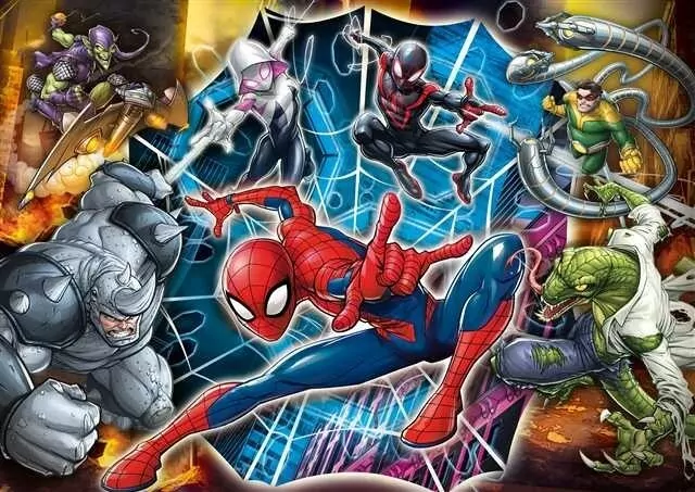 Puzzle 104 Maxi Supercolor. Spider-Man. - tantis.pl