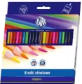 Kredki ołówkowe trójkątne. 24 kolory - tantis.pl