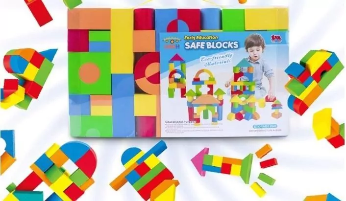 Klocki piankowe 76szt - tantis.pl