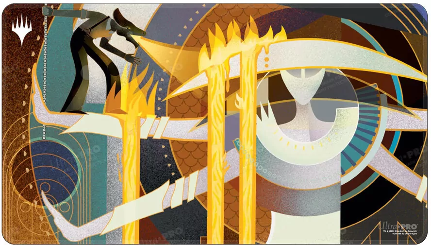 Ultra Pro: Magic The Gathering - March of the Machine - White Stitch Playmat - Version 2 - tantis.pl