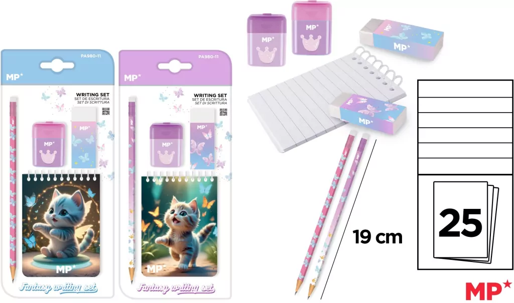 Zestaw do pisania - kotki - tantis.pl