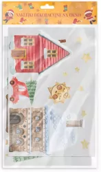 Naklejki na okno Boże Narodzenie MIX