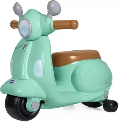 Jeździk. Vespa Primavera 2w1. Miętowy