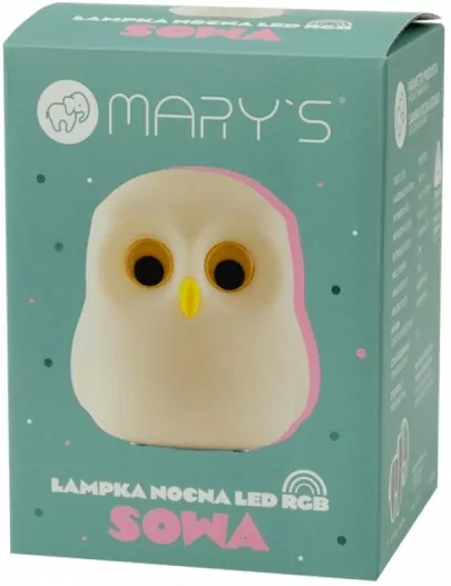 Lampka nocna LED sowa - tantis.pl