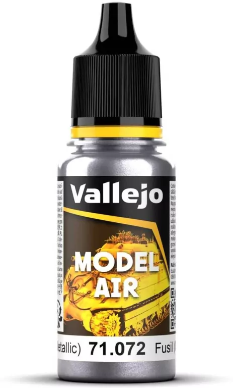 Vallejo: 71.072 - Model Air - Metallic - Gun Metal (17 ml) - tantis.pl