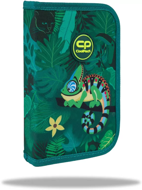 Piórnik jednoklapkowy bez wyposażenia Coolpack Clipper Tropic - tantis.pl