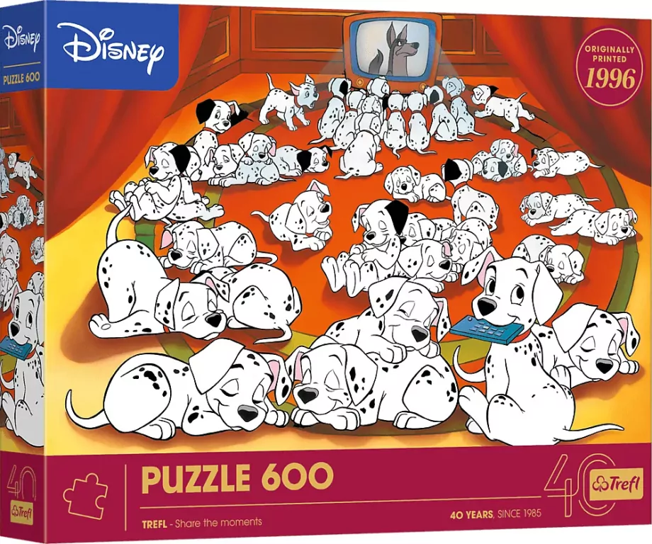 Puzzle 600 101 Dalmatyńczyków Disney - tantis.pl