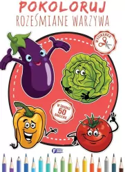 Roześmiane Warzywa. Pokoloruj