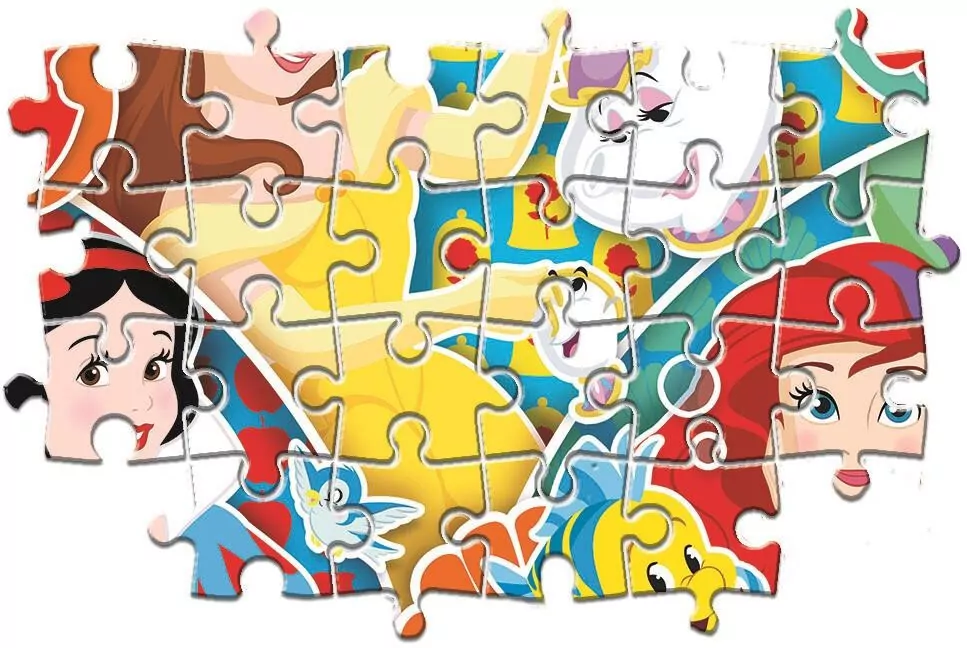 Puzzle 2x20. Super Color Princess - tantis.pl