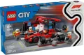 LEGO® F1® Pit stop i mechanicy z bolidem Ferrari 60443 - tantis.pl