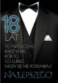 Karnet Party naklejany B6+koperta Urodziny 18 wz11 - tantis.pl