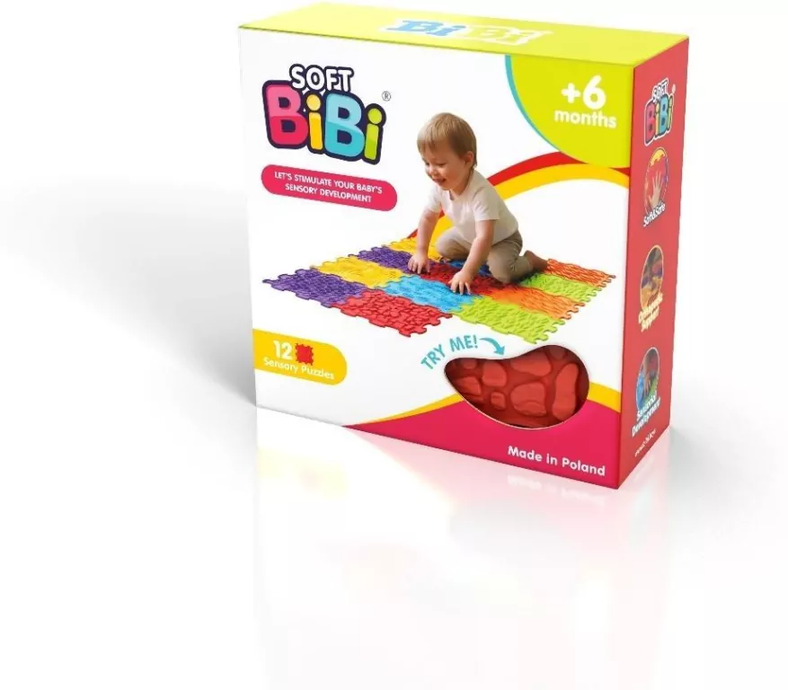 Mata sensoryczna Soft BiBi 12el - tantis.pl