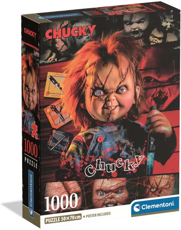 Puzzle 1000 Compact Horror Collection - Chucky - tantis.pl