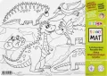 Mata transparentna Dinozaury Funny Mat STRIGO - tantis.pl