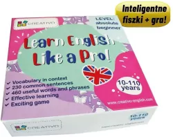 Learn English Like a Pro fiszki + gra Begginer