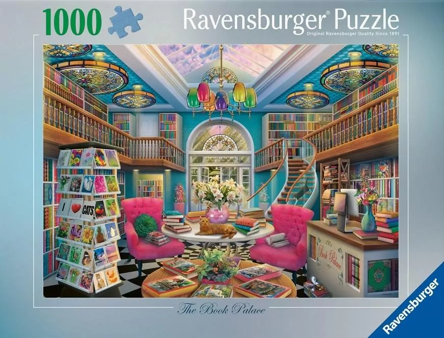 Puzzle 1000 Pałac Książek - tantis.pl