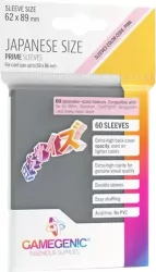 Gamegenic: Japanese Size Prime Sleeves (62x89 mm) 60 sztuk, Gray