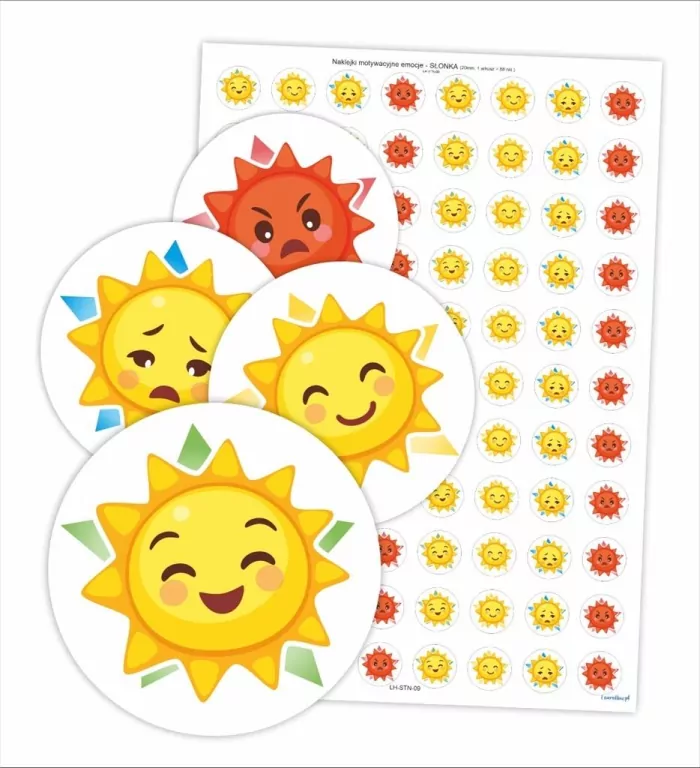 Naklejki motywacyjne. Słonka - tantis.pl