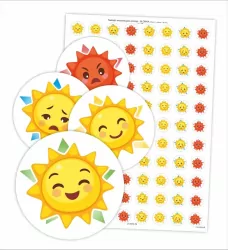 Naklejki motywacyjne. Słonka