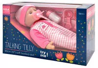 Dolls World Lalka Talking Tilly 30cm - tantis.pl