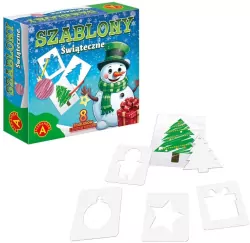 Szablony świąteczne. Bałwanek